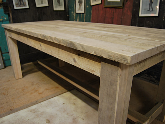 Reclaimed Vintage Refectory Table Vintage Dining