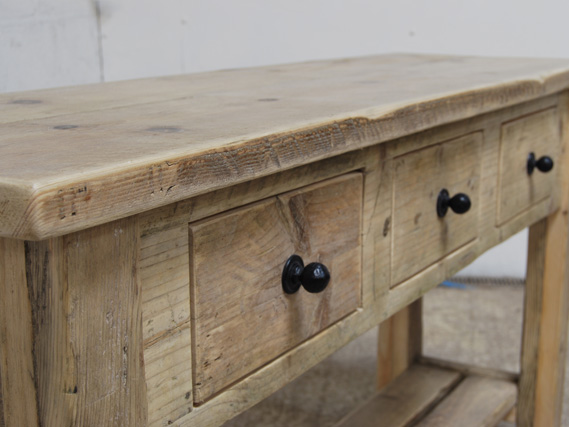 Sideboard from reclaimed timber. Vintage sideboard. Industrial sideboard. The Vintage Furniture Company